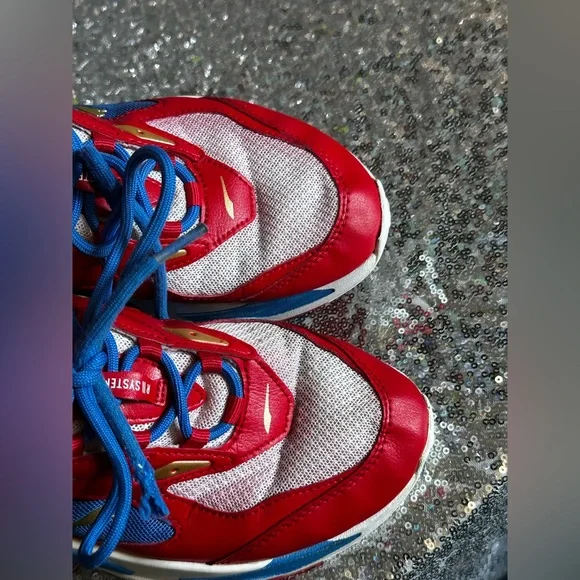 Puma RsFast Dynamic Red and Blue Athletic Men Sneakers Shoes Size 9.5 - Picture 8 of 16